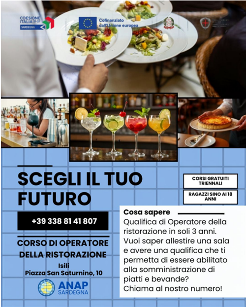 Corsi di qualifica professionale ANAP Sardegna